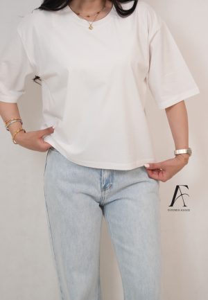 تیشرت بیسیک سفید